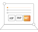 支持ASP、PHP、Asp.Net等多种语言开发